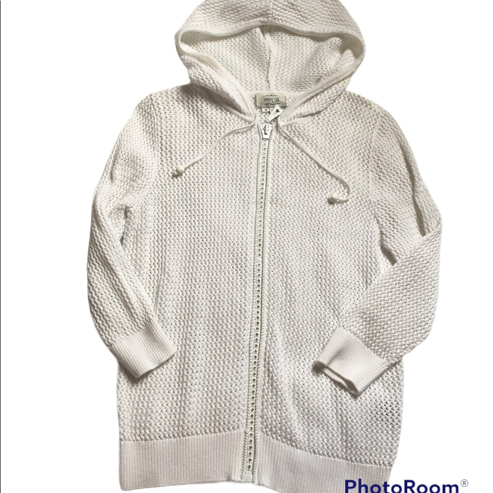 Knit zip up